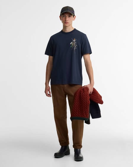 Paul Smith Loves Barbour Key Graphic T-Shirt