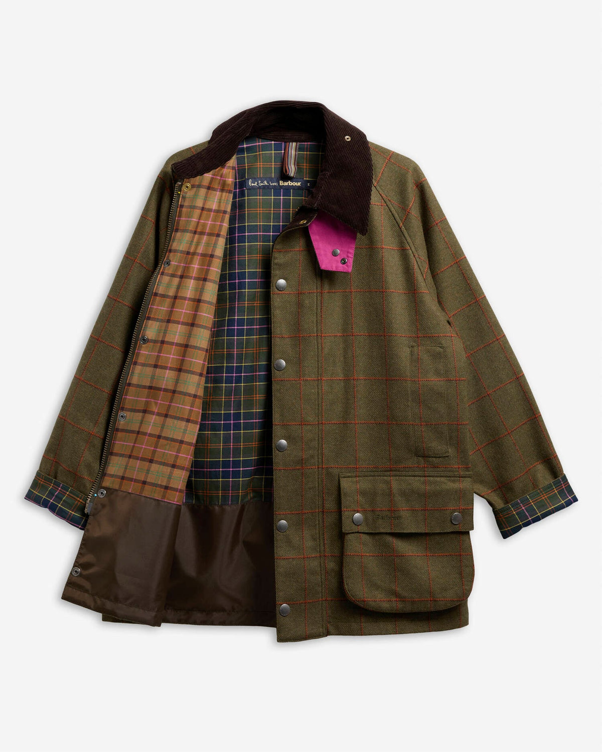 Paul Smith Loves Barbour Beaufort Wool Jacket