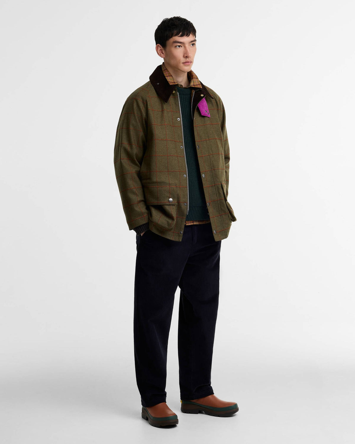Paul Smith Loves Barbour Beaufort Wool Jacket