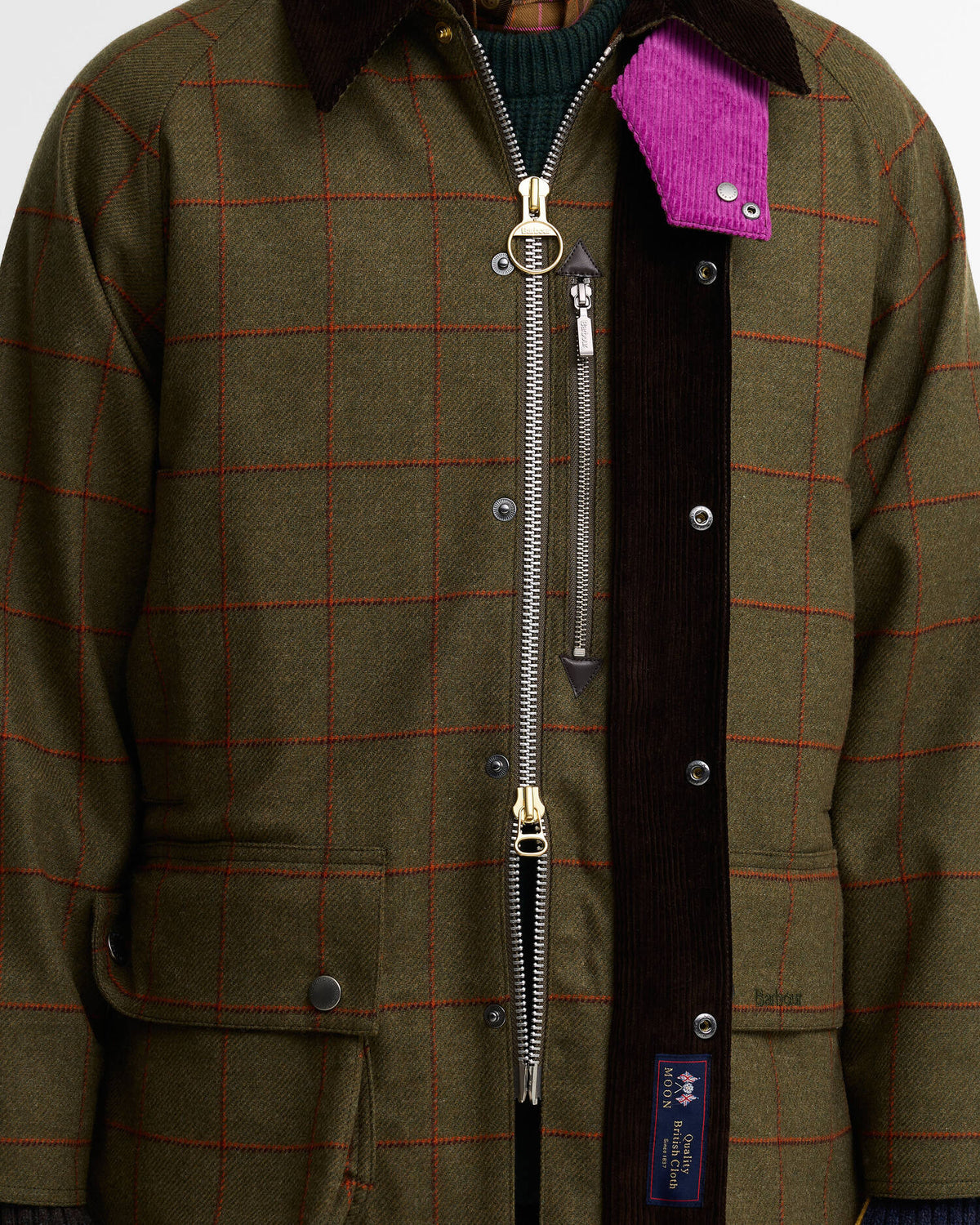 Paul Smith Loves Barbour Beaufort Wool Jacket