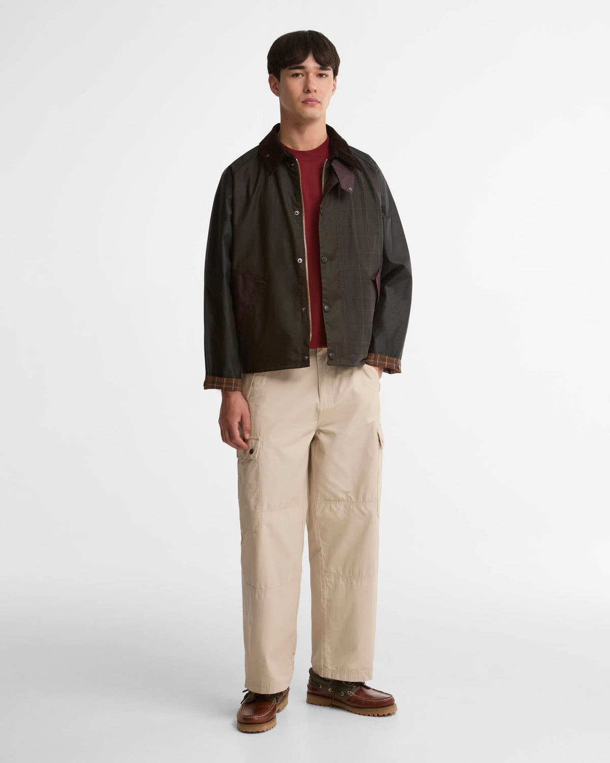 Patchwork Transport Waxed Jacket