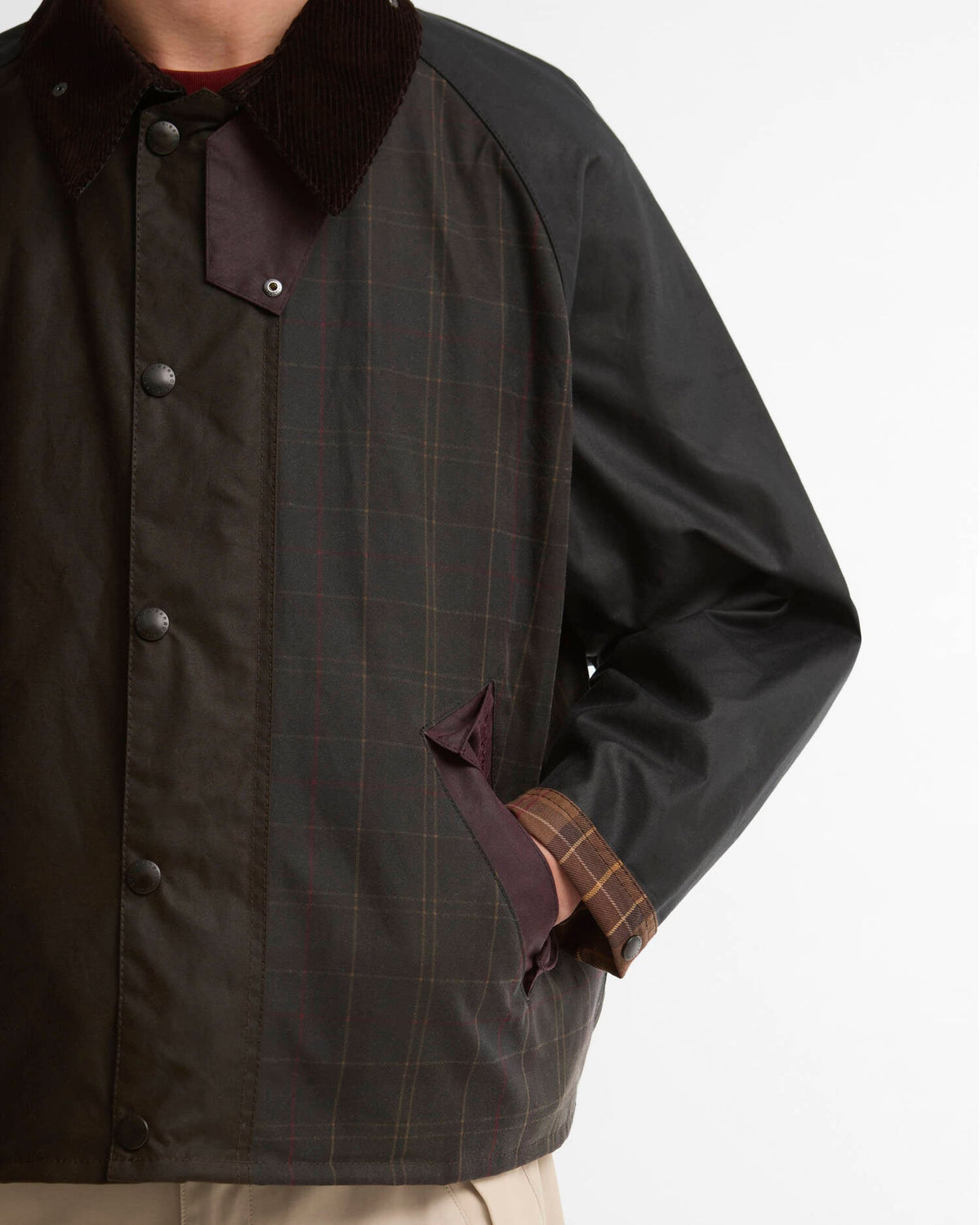 Patchwork Transport Waxed Jacket