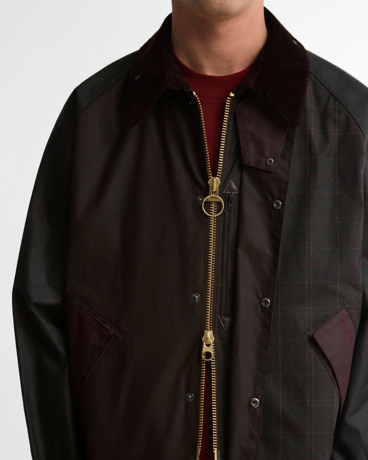 Patchwork Transport Waxed Jacket