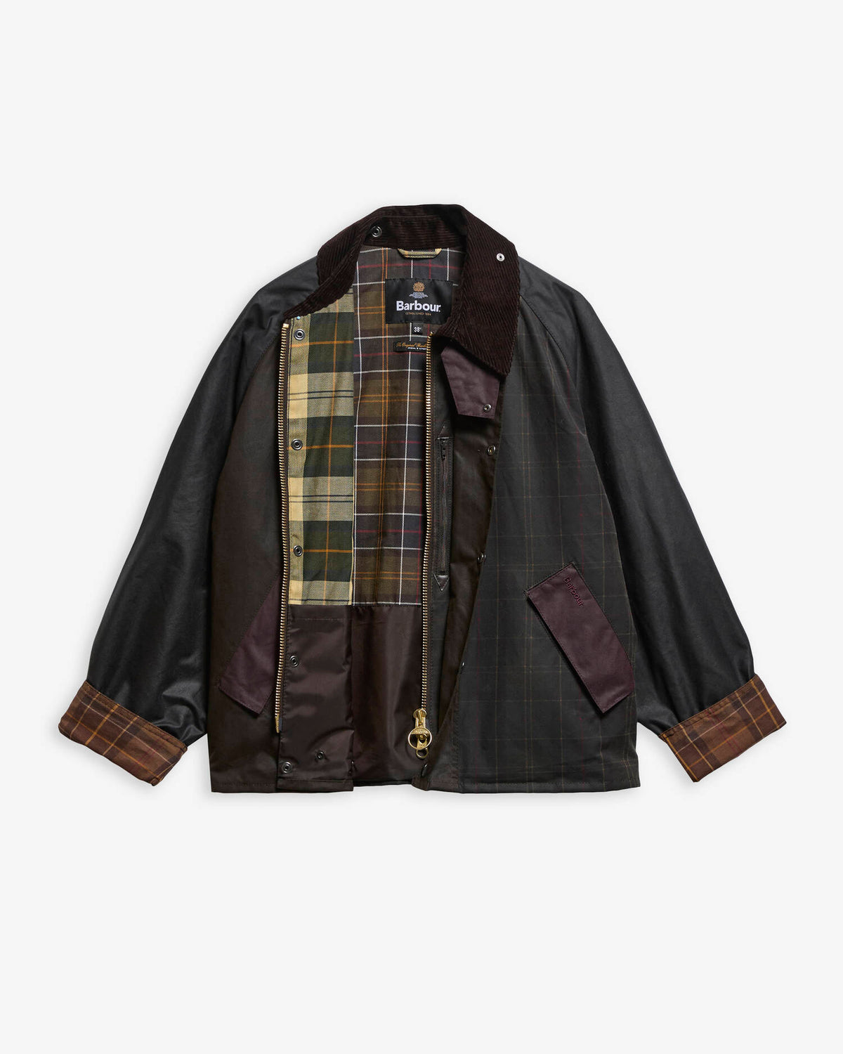 Patchwork Transport Waxed Jacket