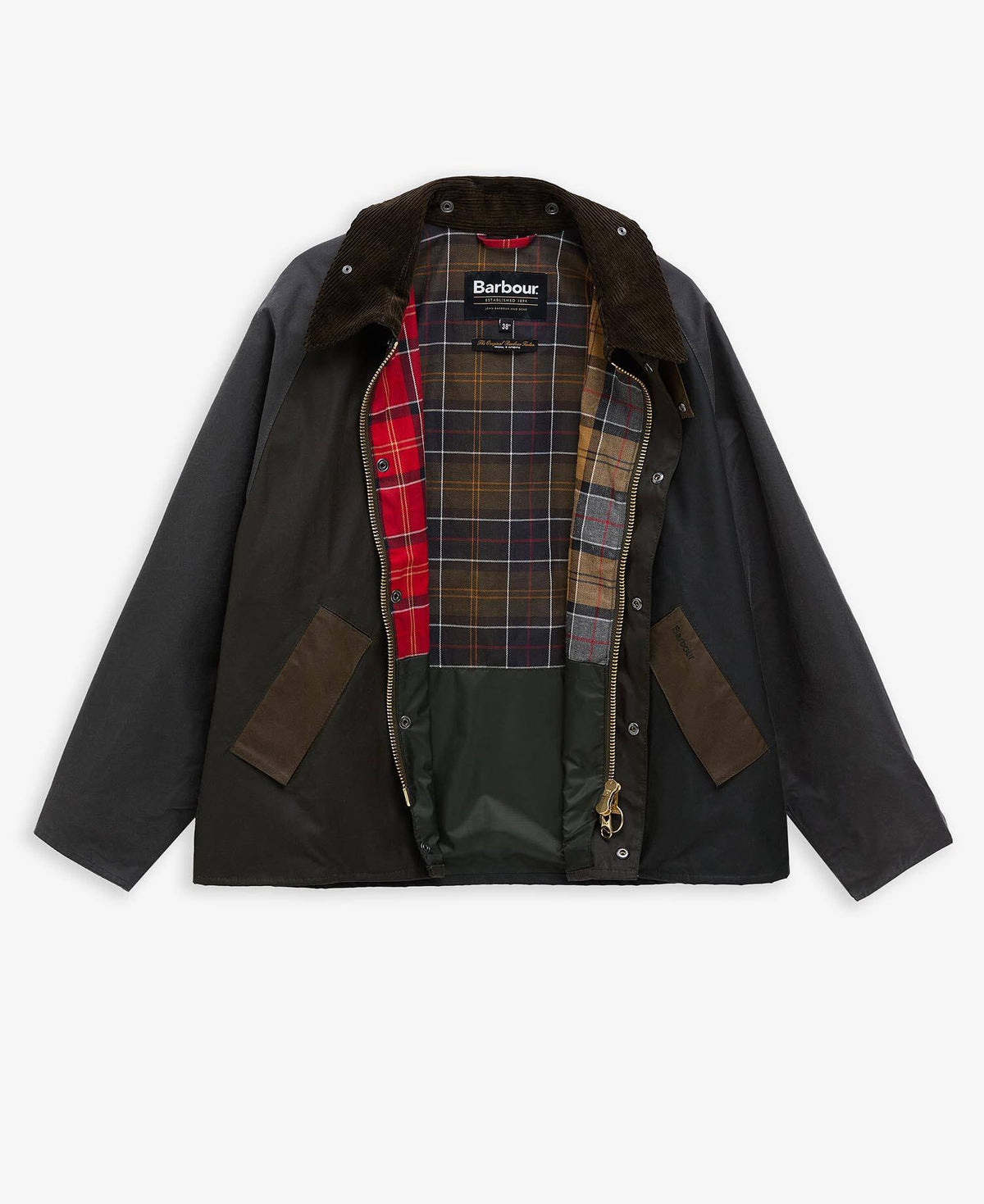 Patchwork Transport Waxed Jacket