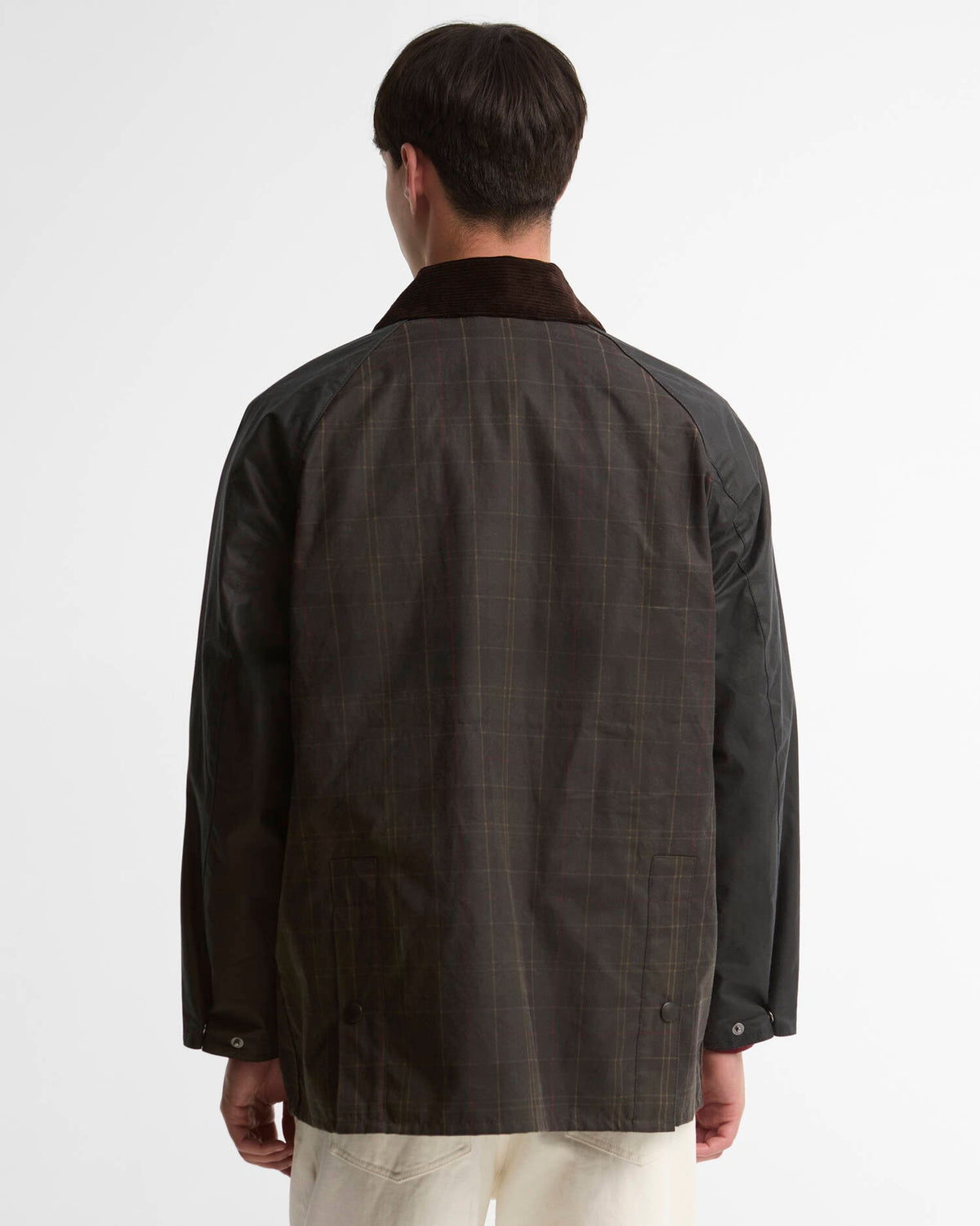Patchwork Oversized Bedale Waxed Jacket