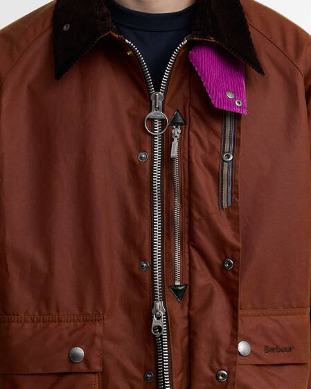 Paul Smith Loves Barbour Key Transport Waxed Jacket