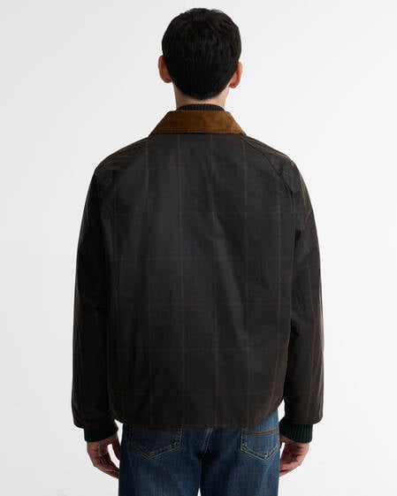 Paul Smith Loves Barbour Transport Windowpane Waxed Jacket