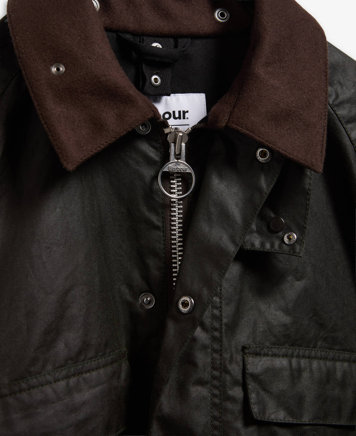 Barbour x A.P.C. Sugarlump Bedale Long Waxed Jacket