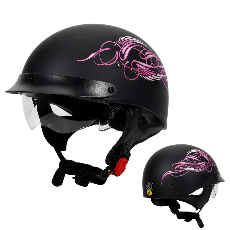 Retro motorcycle helmet-H46