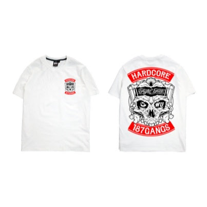 Men's Pure Cotton Vintage Biker Graphic T-Shirt - T01