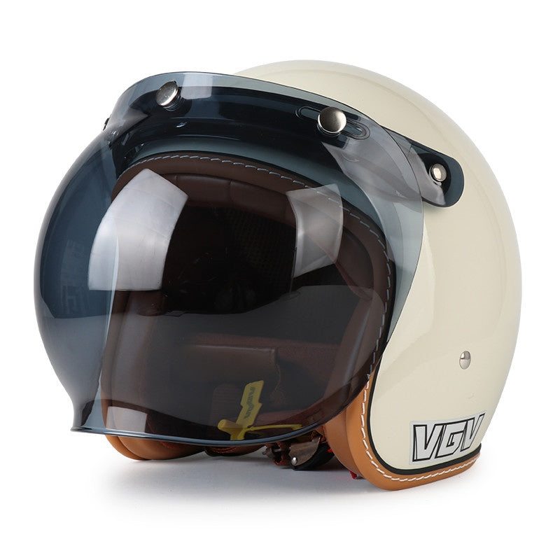 DOT Motorcycle Helmet 3/4 Half Helmet-H37