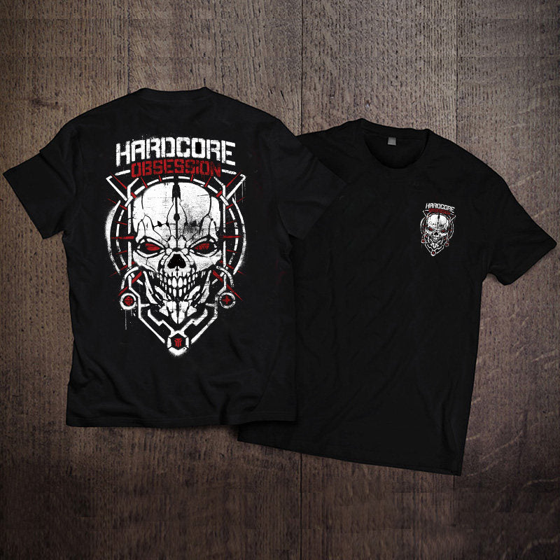 Men's Pure Cotton Vintage Biker Graphic T-Shirt - T02