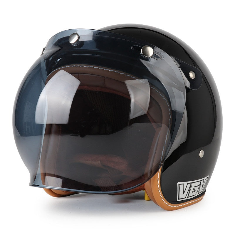DOT Motorcycle Helmet 3/4 Half Helmet-H39