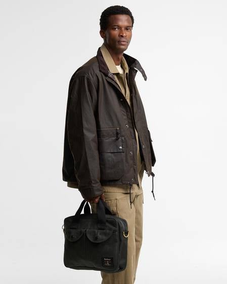 Field Waxed Laptop Bag