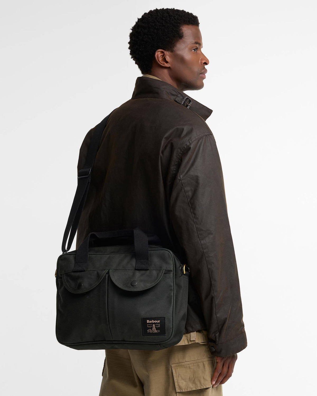 Field Waxed Laptop Bag
