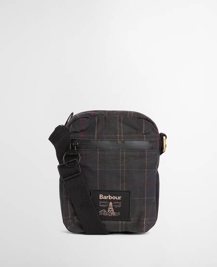 Field Tartan Waxed Crossbody Bag