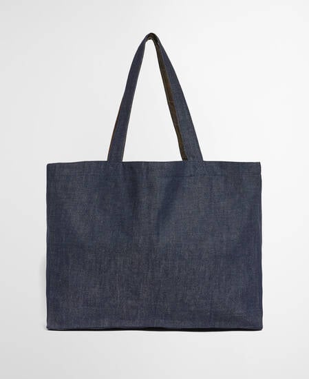 Barbour x A.P.C. Denim Weekender Holdall Bag