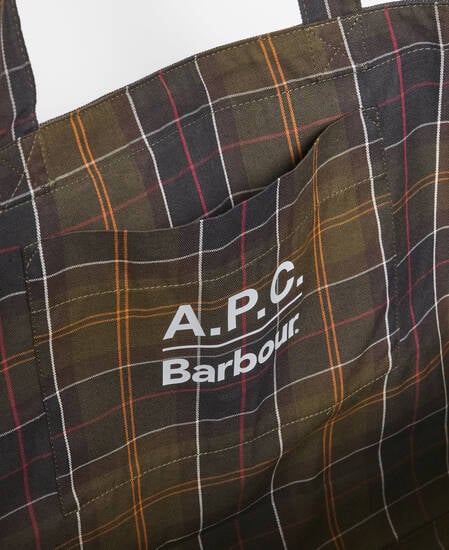 Barbour x A.P.C. Denim Weekender Holdall Bag