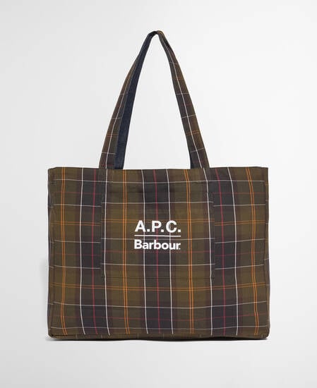 Barbour x A.P.C. Denim Weekender Holdall Bag