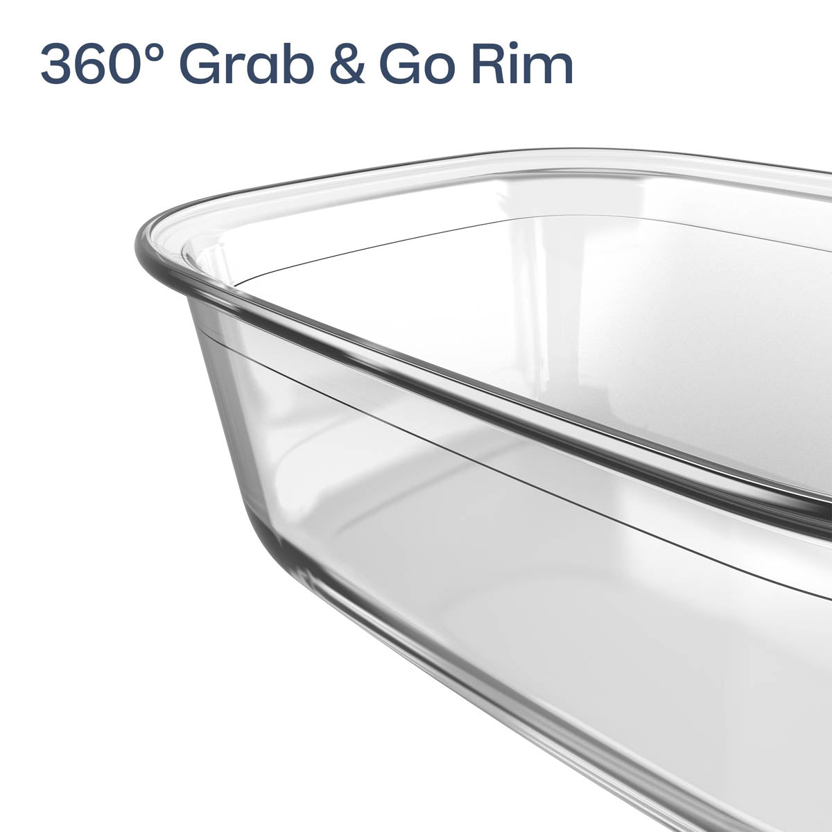 Glass Food Storage Container | Rectangular Mini