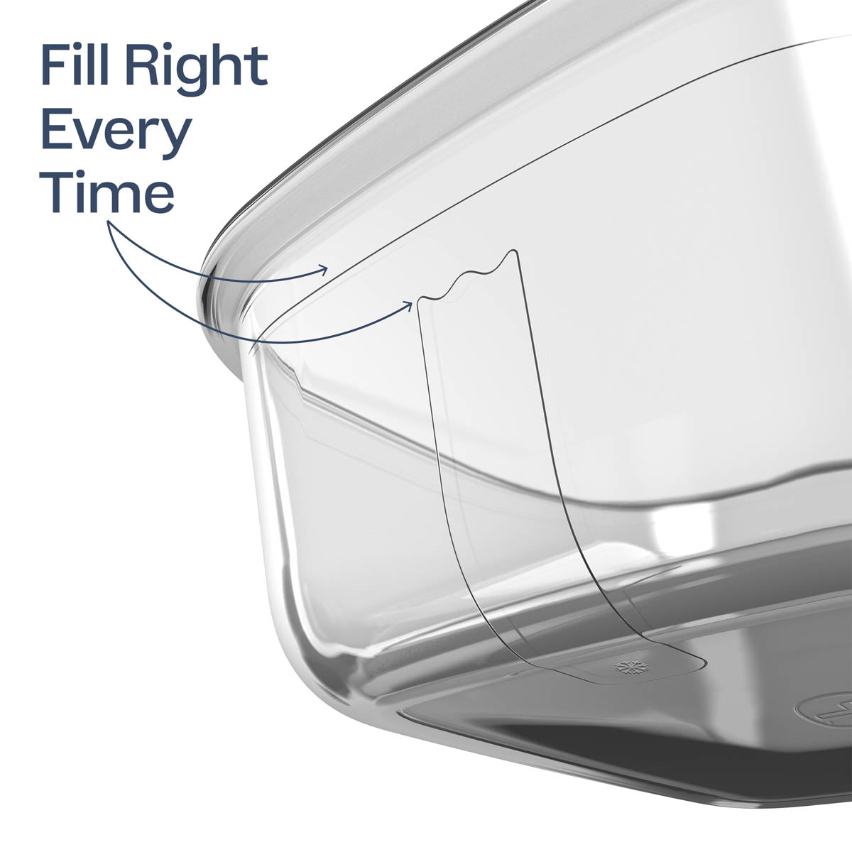 Glass Food Storage Container | Rectangular Large