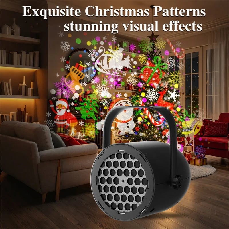🎁2026 New Arrivals 49% OFF💥16-Pattern USB Christmas Projector Light – high-definition projection, USB powered & adjustable angle🎅🌟