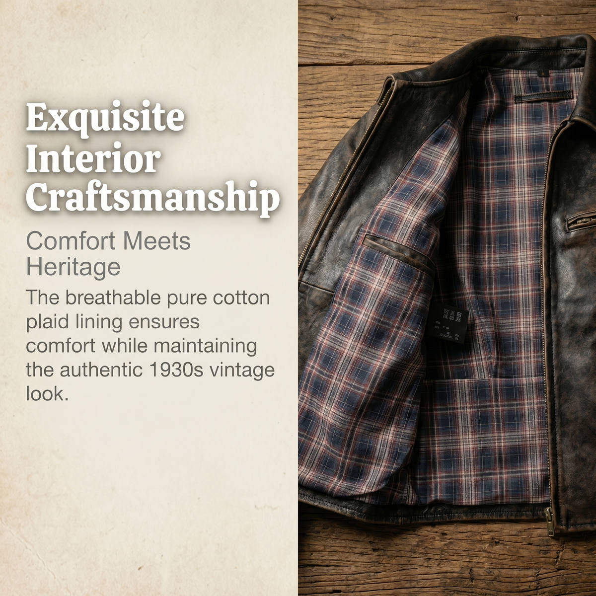 American Goddess 1930 Cowhide Jacket - J45