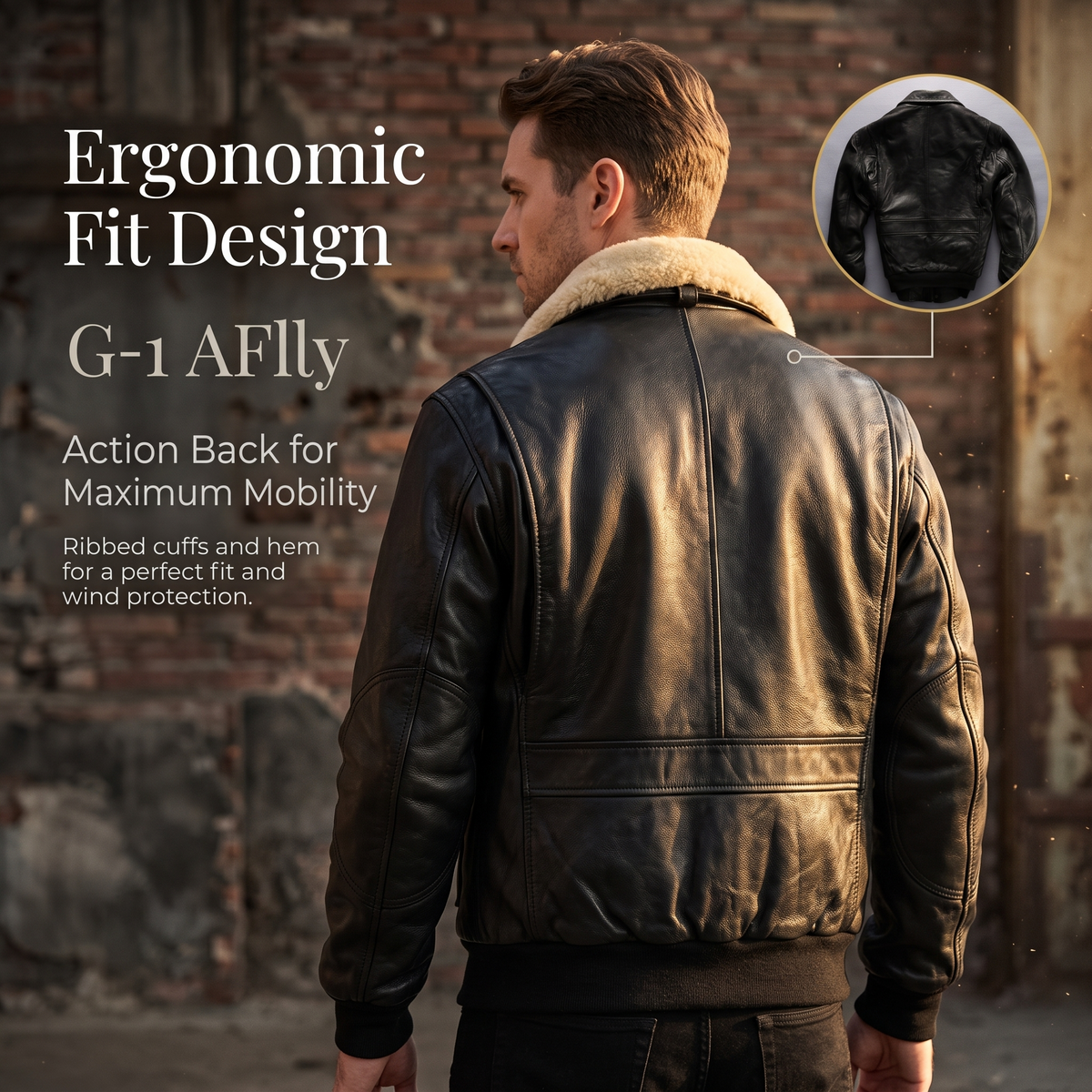 G1 Flight Suit Leather Jacket - J56