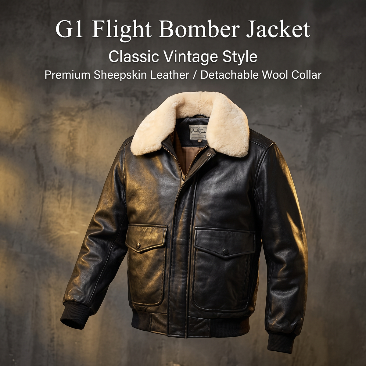 G1 Flight Suit Leather Jacket - J56