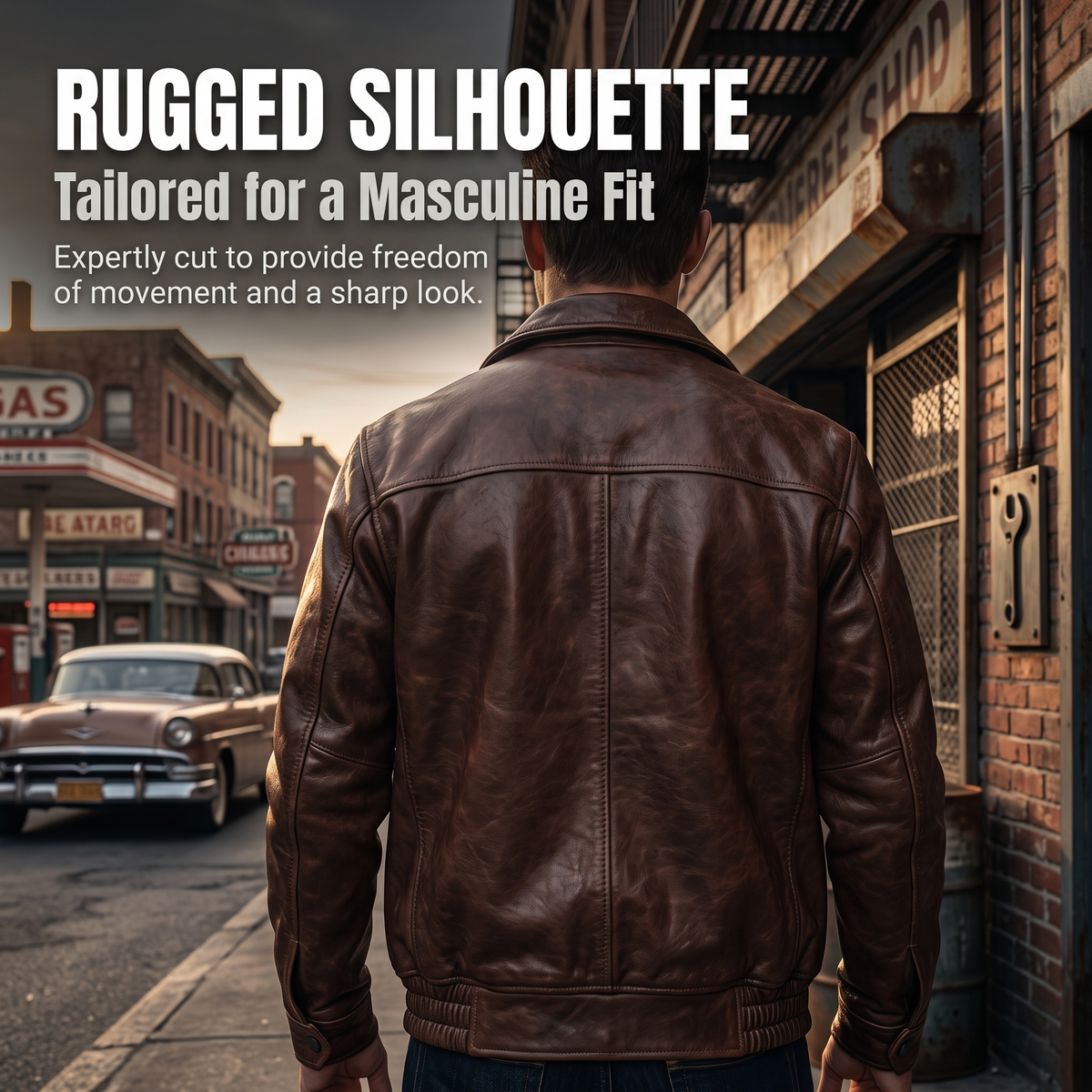 Retro Lapel Casual Flight Jacket - J52