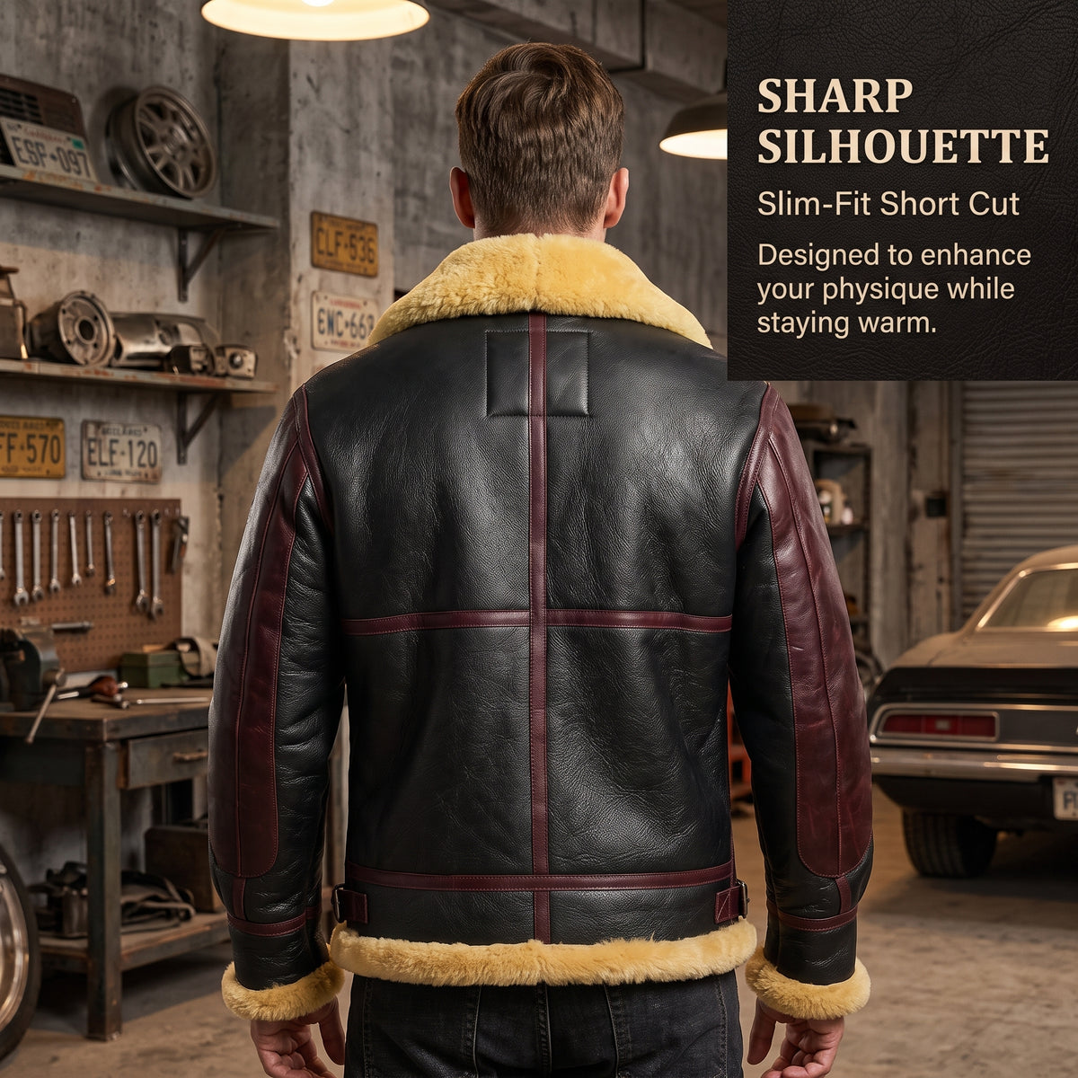 General Patton Fur Flying Jacket-J11