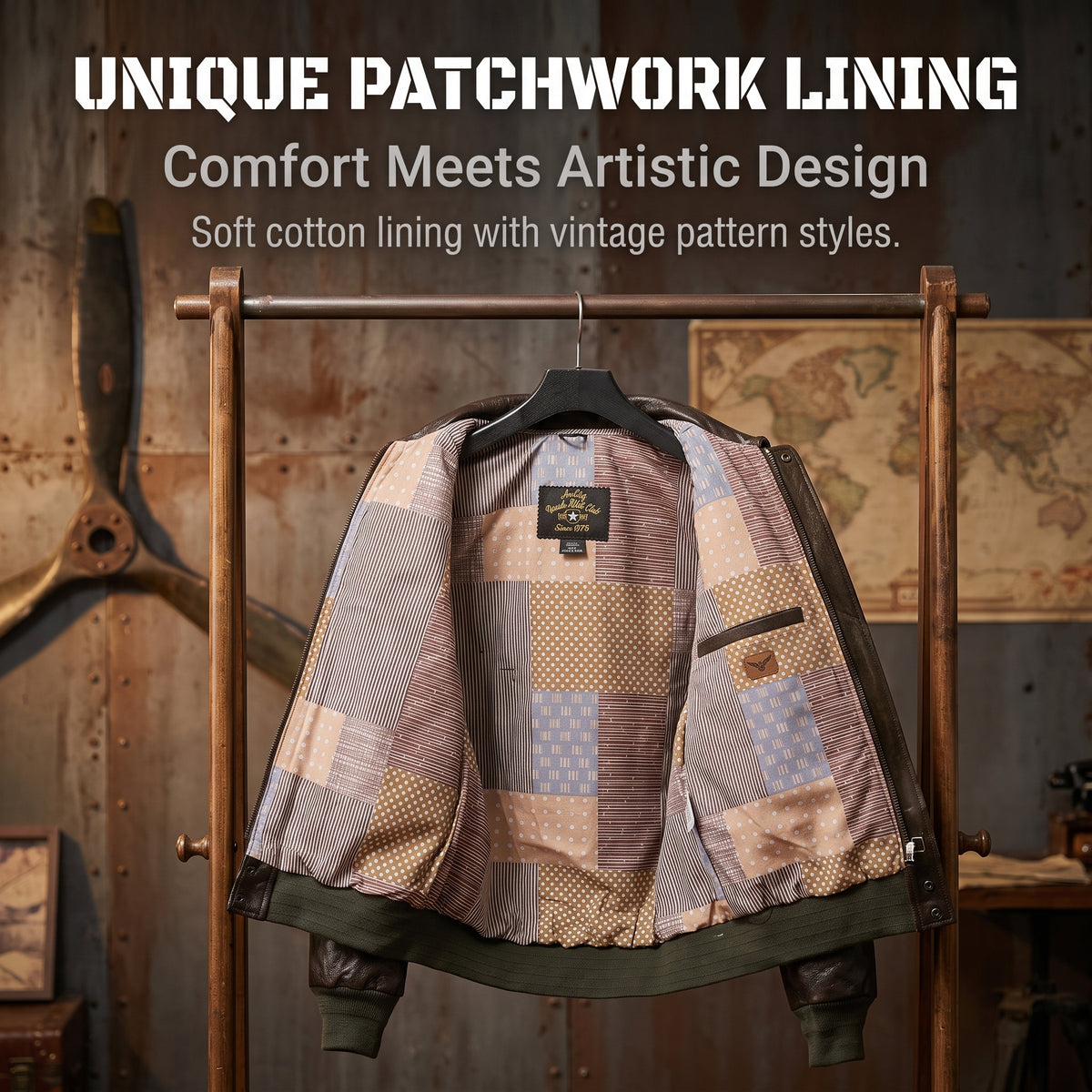 A2 Flight Leather Jacket - J55