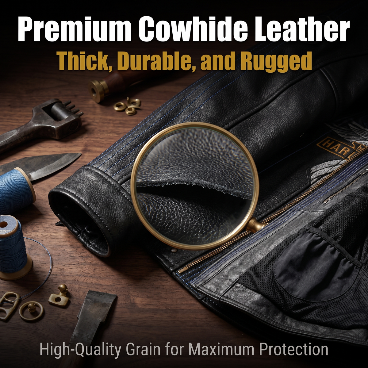 Harley 115th Anniversary Genuine Leather Jacket-J16