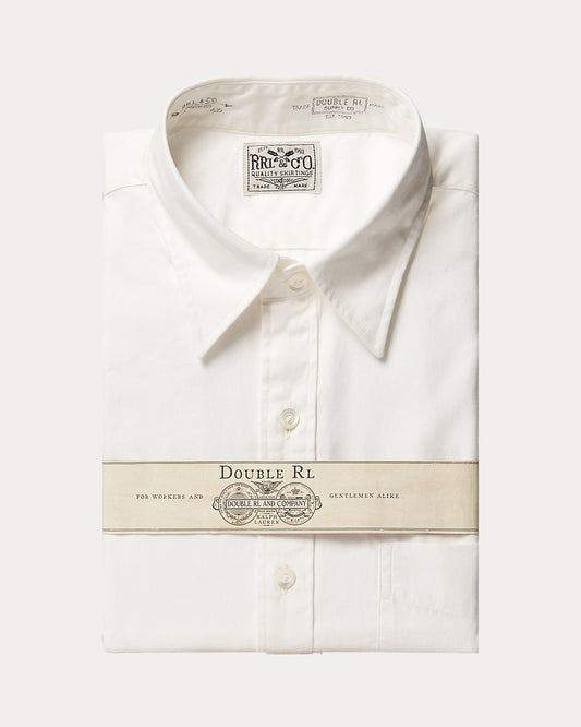 Slim Fit Pinpoint Oxford Shirt White