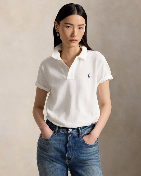 The Iconic Classic Fit Mesh Polo Shirt