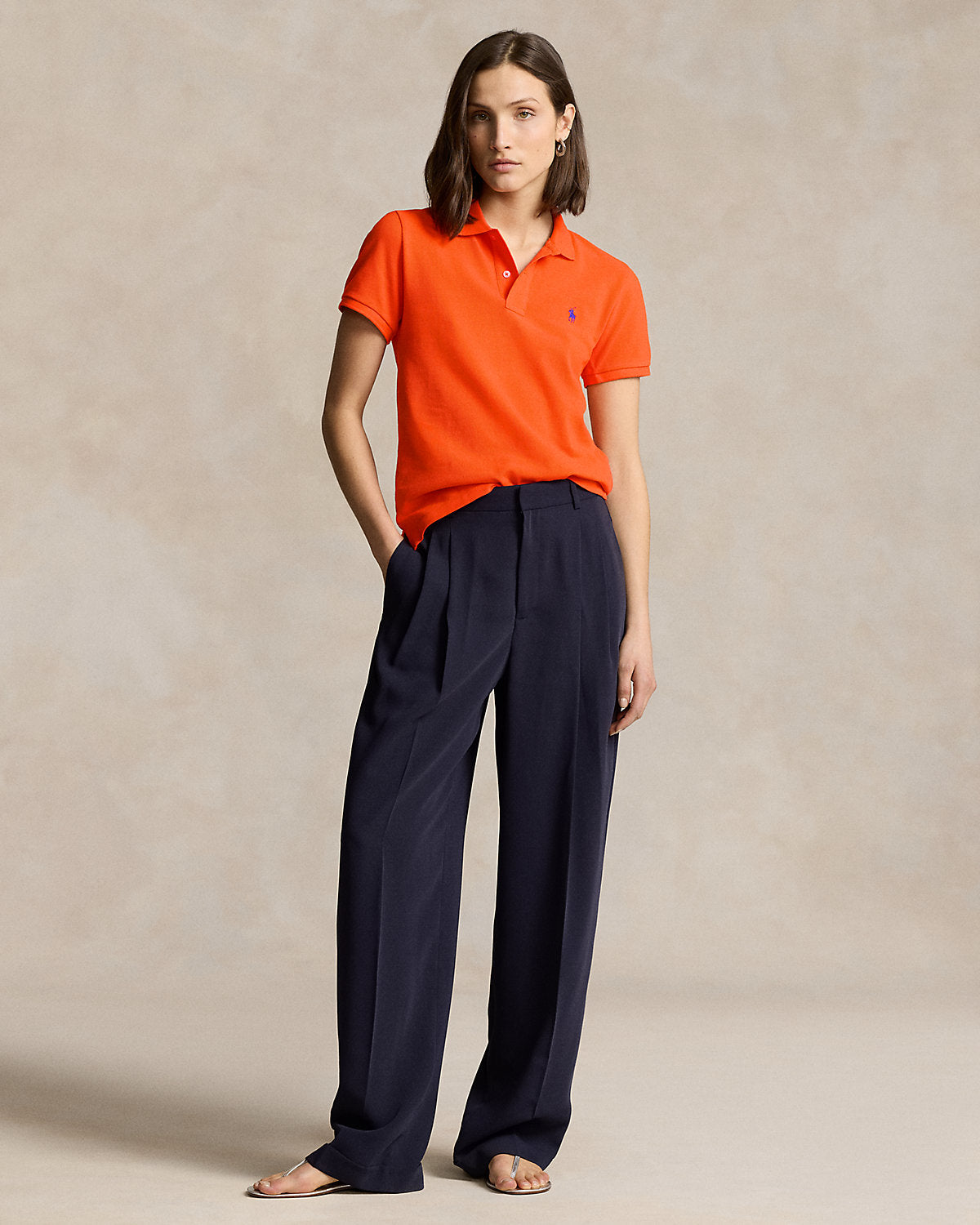 The Iconic Classic Fit Mesh Polo Shirt