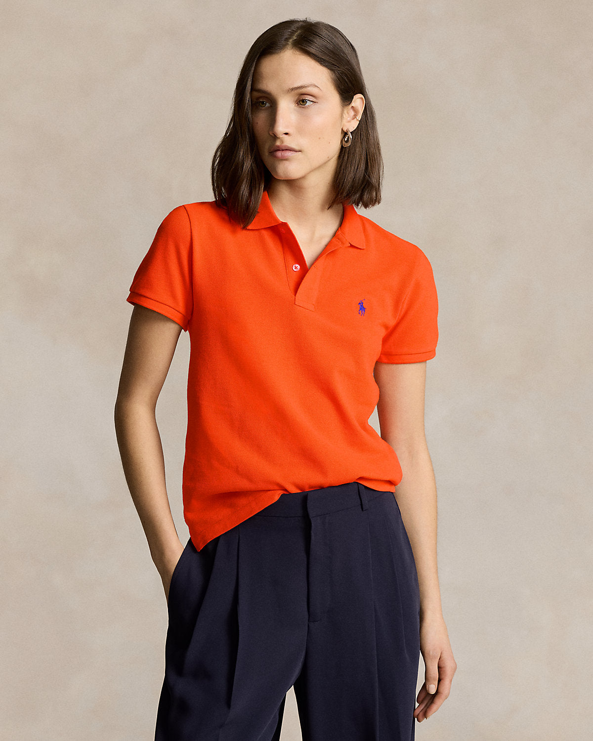 The Iconic Classic Fit Mesh Polo Shirt