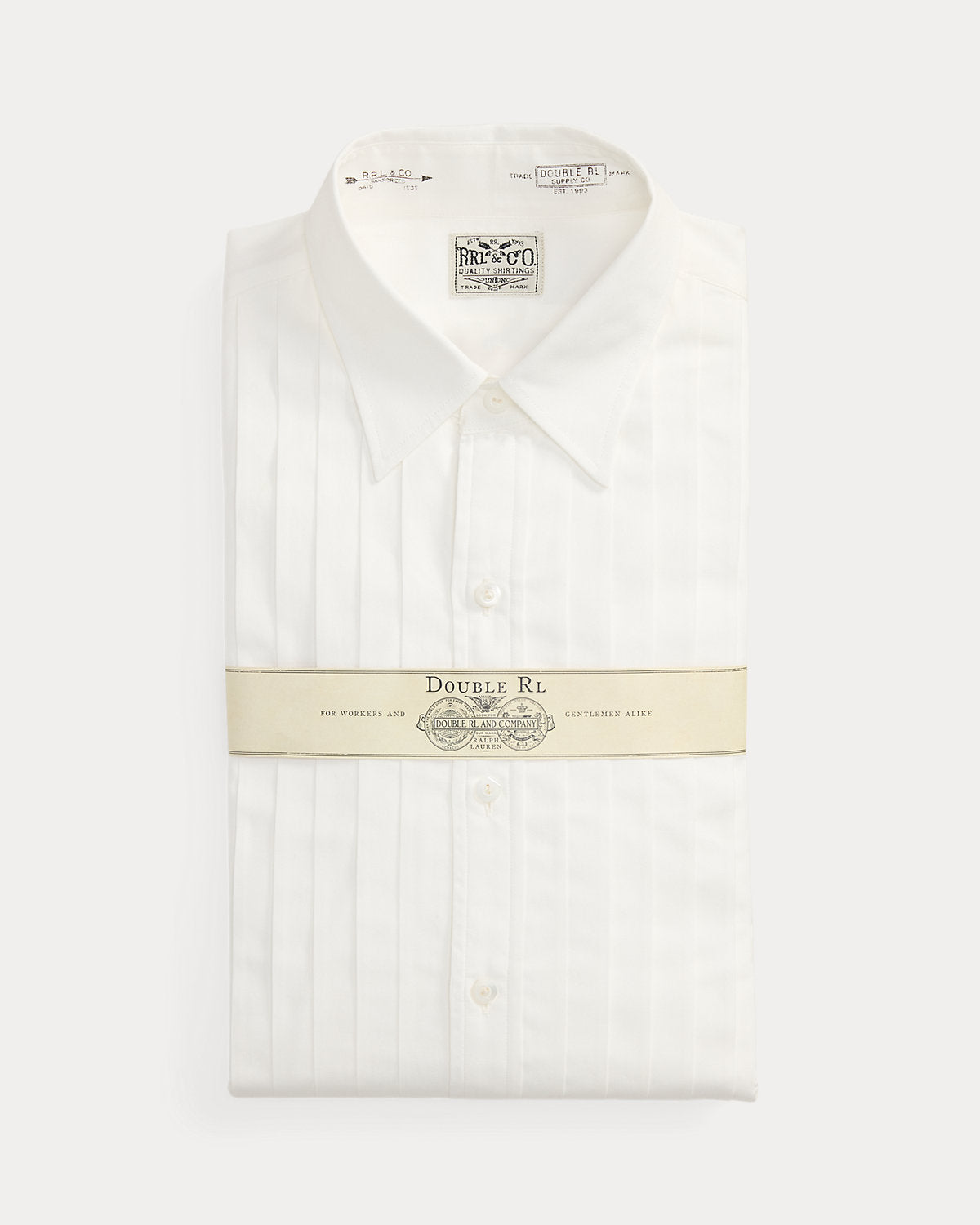 Slim Fit French Cuff Tuxedo Shirt White