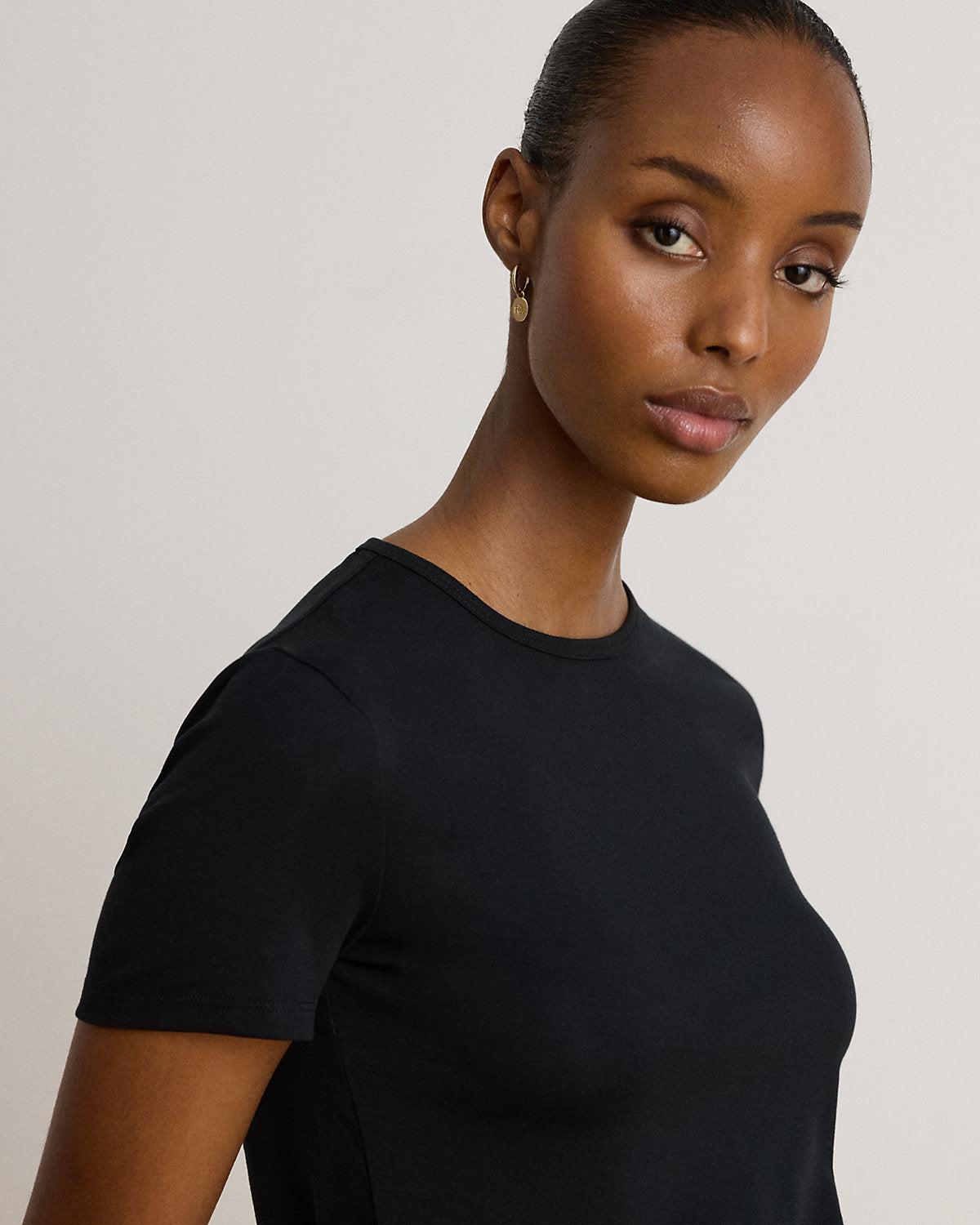 Stretch Cotton Tee