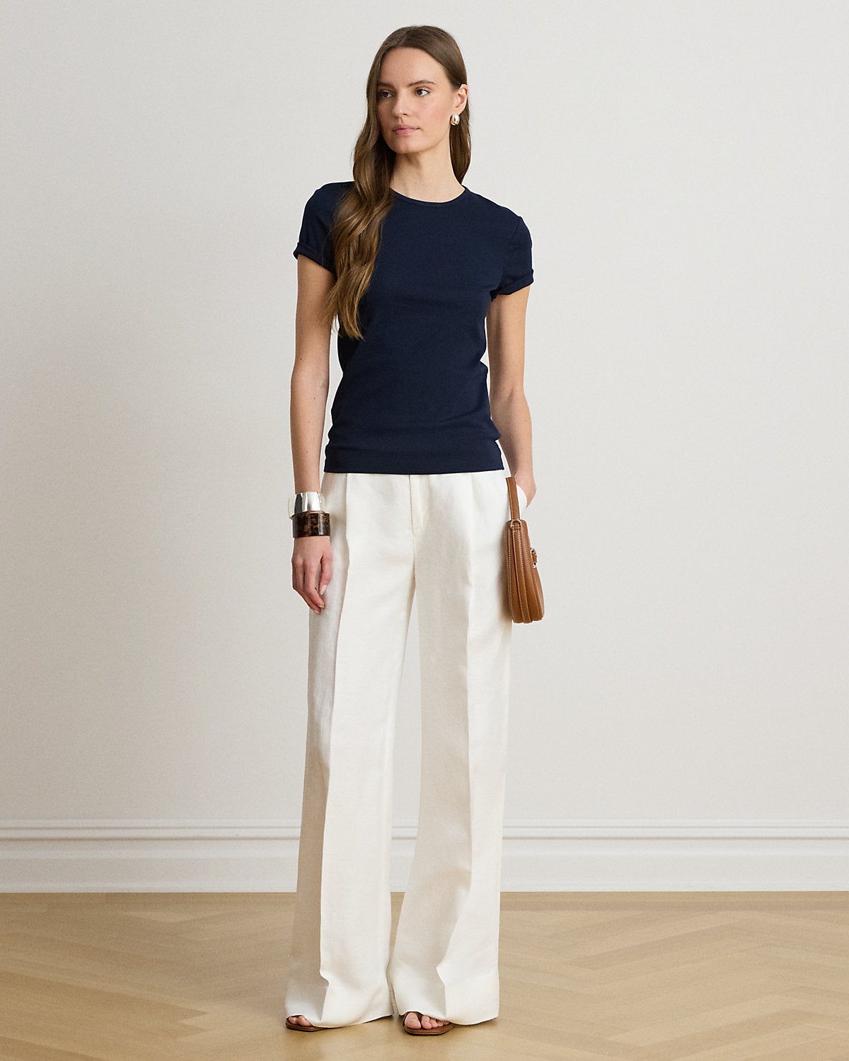 Stretch Cotton Tee