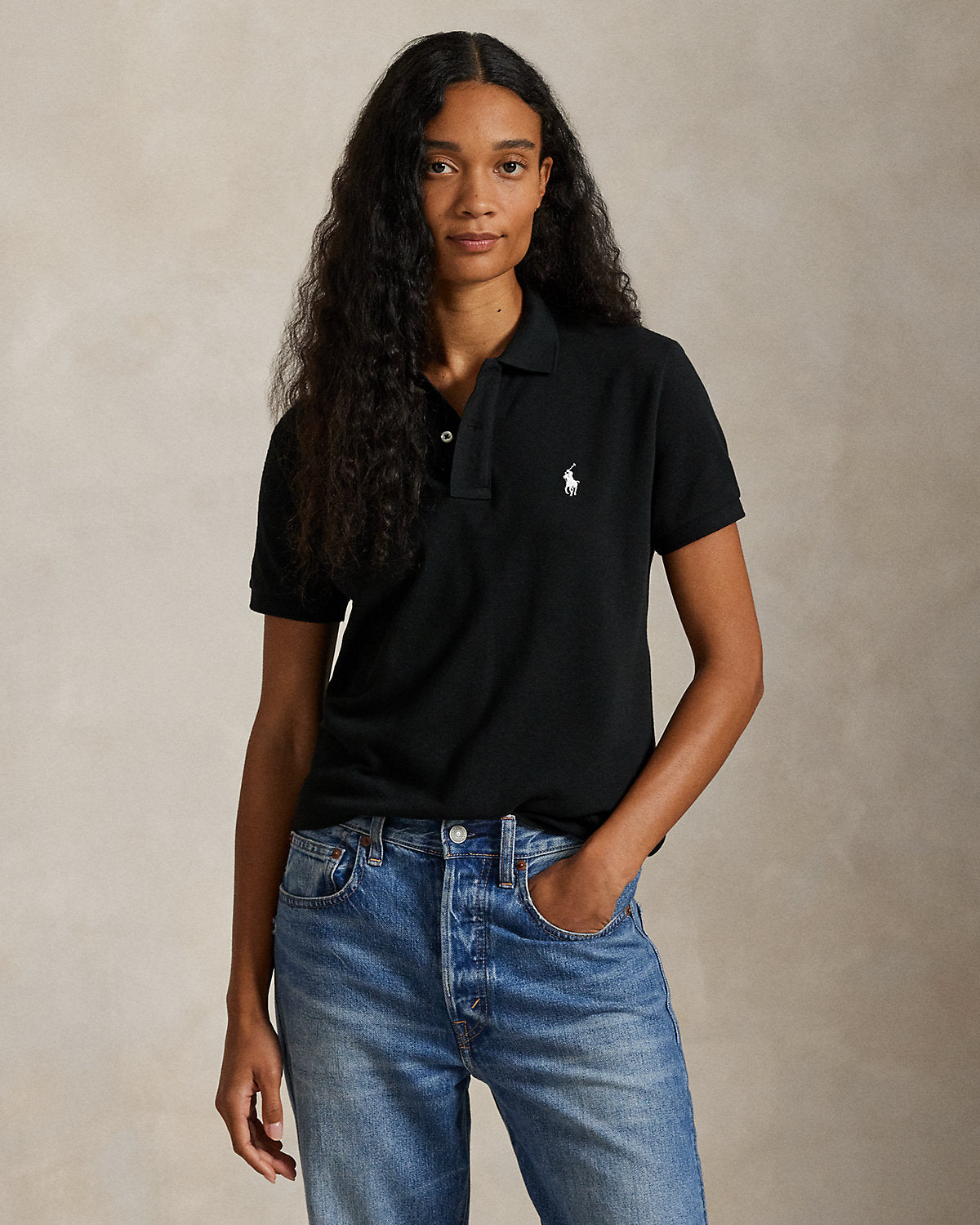 The Iconic Classic Fit Mesh Polo Shirt