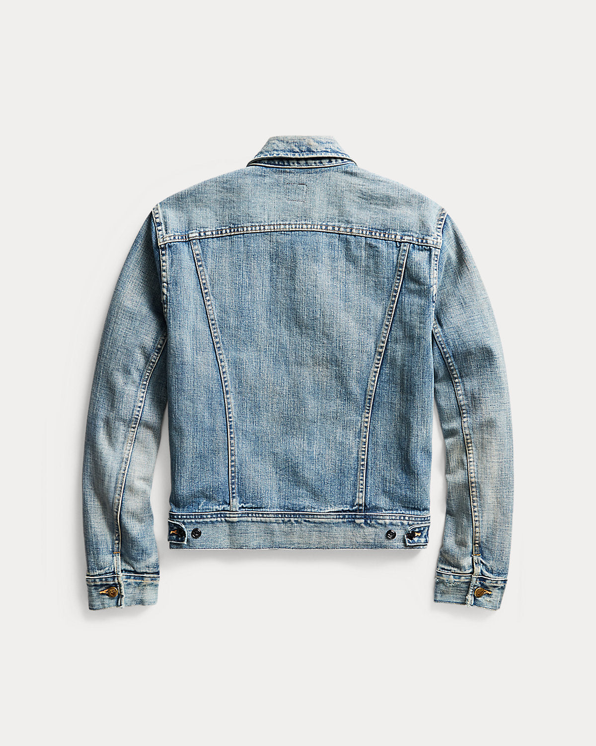 Leeland Indigo Denim Trucker Jacket Leeland Wash