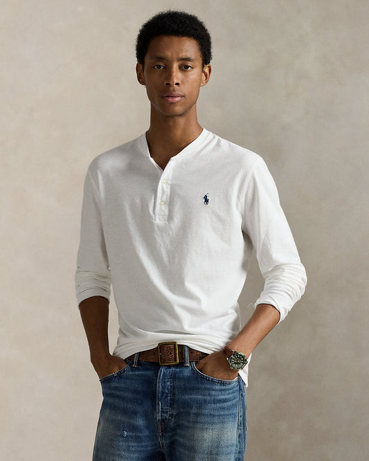 Slub Jersey Henley Shirt