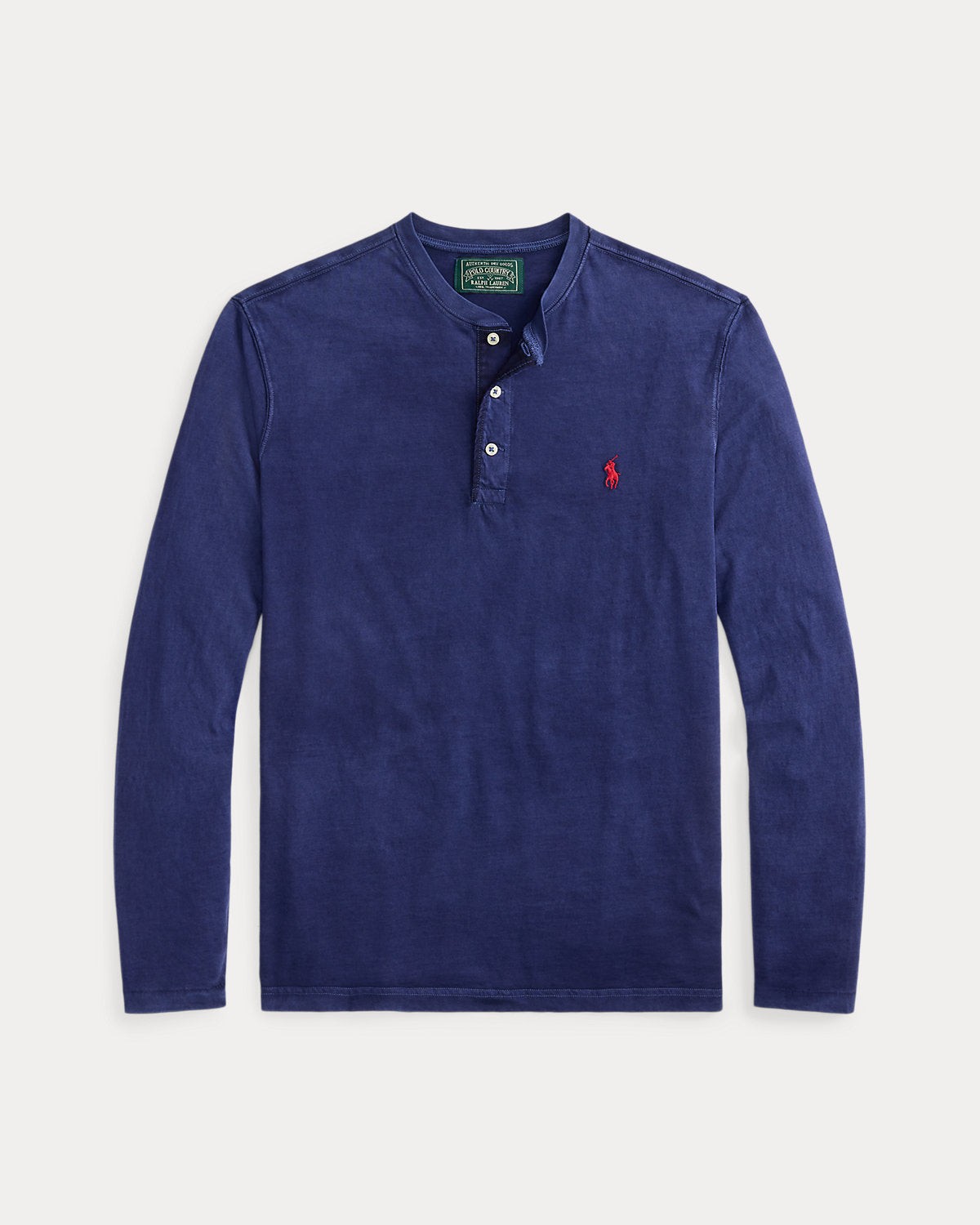 Slub Jersey Henley Shirt