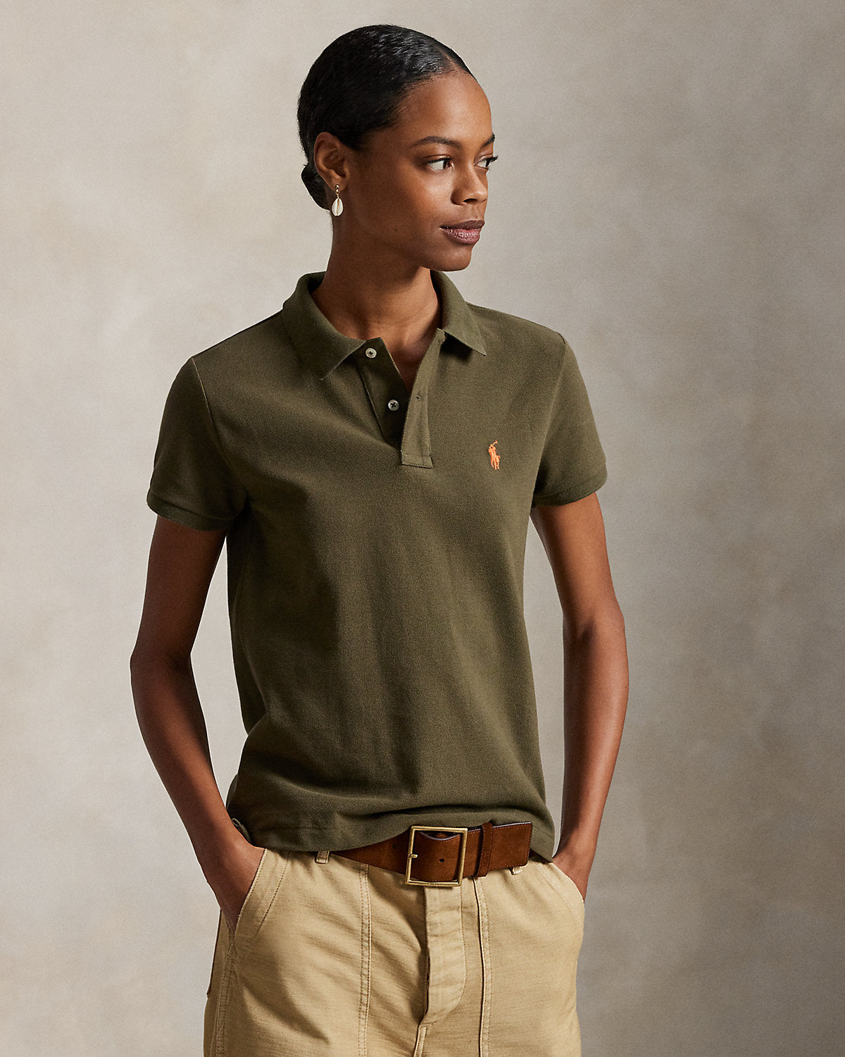 The Iconic Classic Fit Mesh Polo Shirt