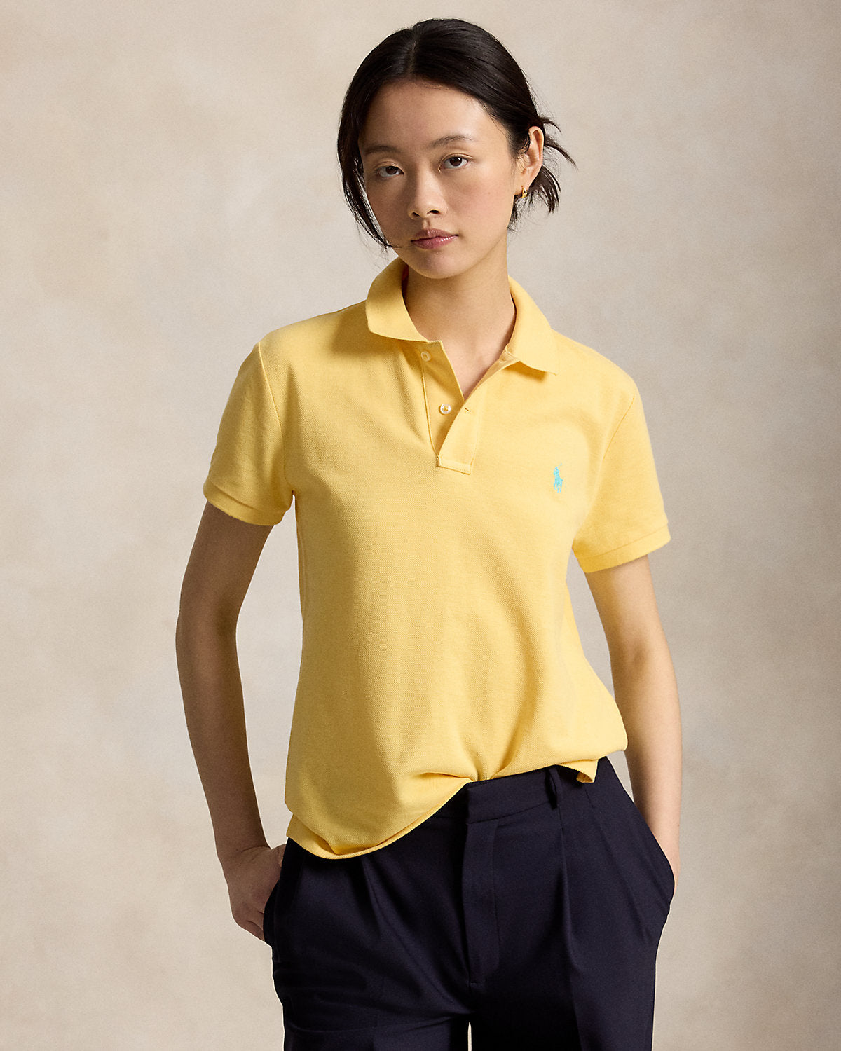 The Iconic Classic Fit Mesh Polo Shirt