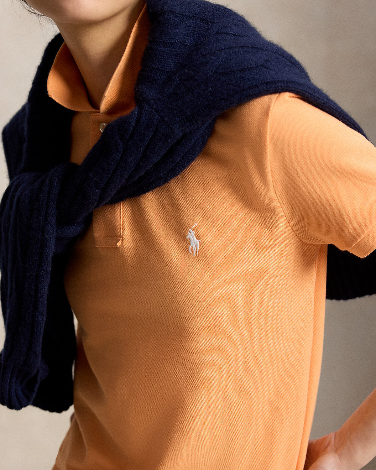 The Iconic Classic Fit Mesh Polo Shirt
