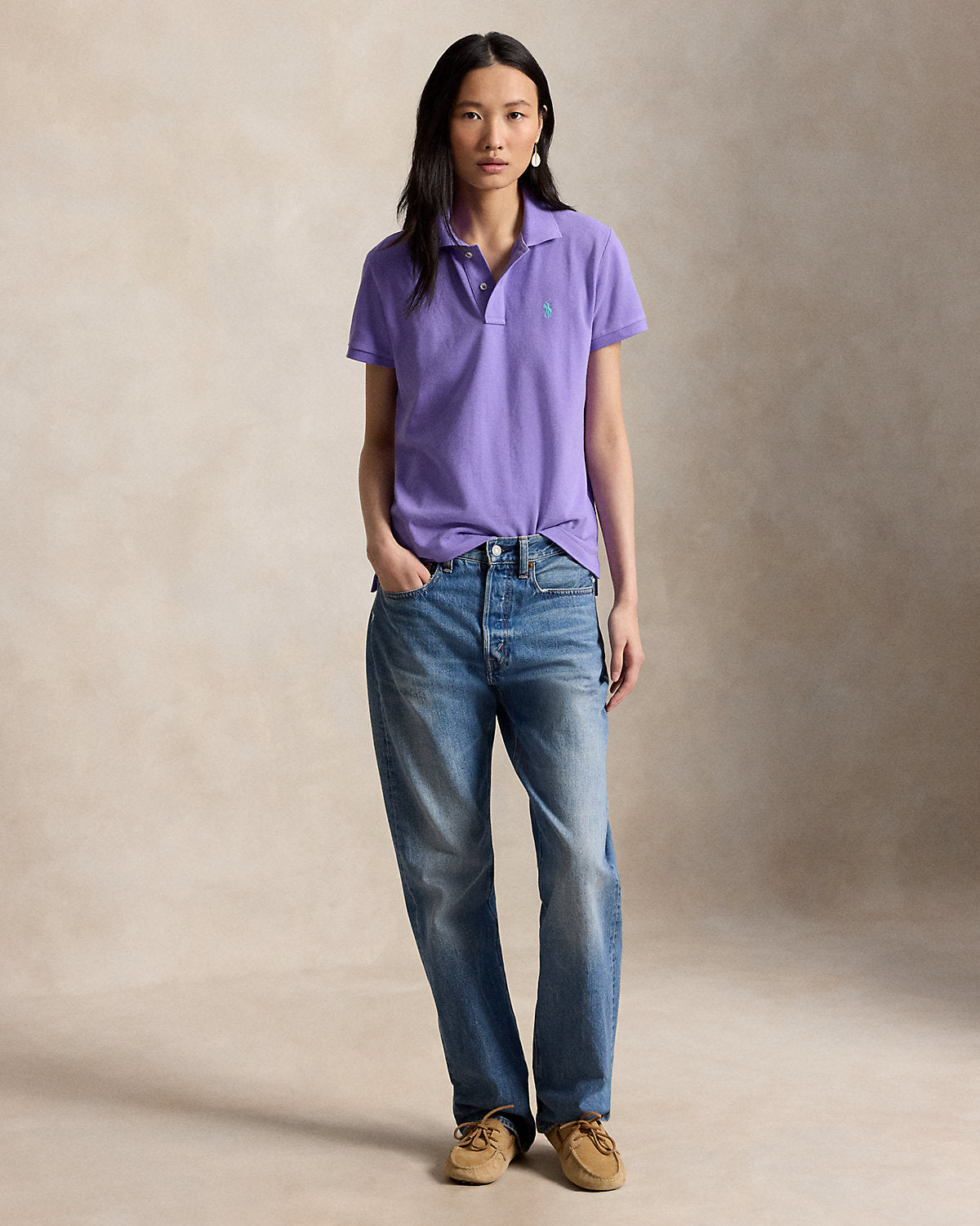 The Iconic Classic Fit Mesh Polo Shirt
