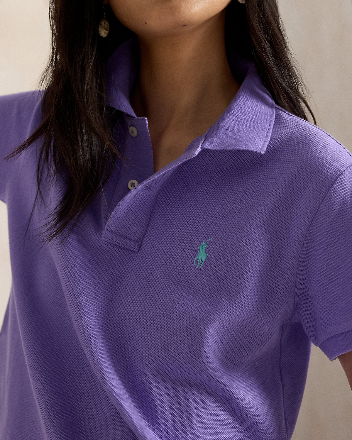 The Iconic Classic Fit Mesh Polo Shirt